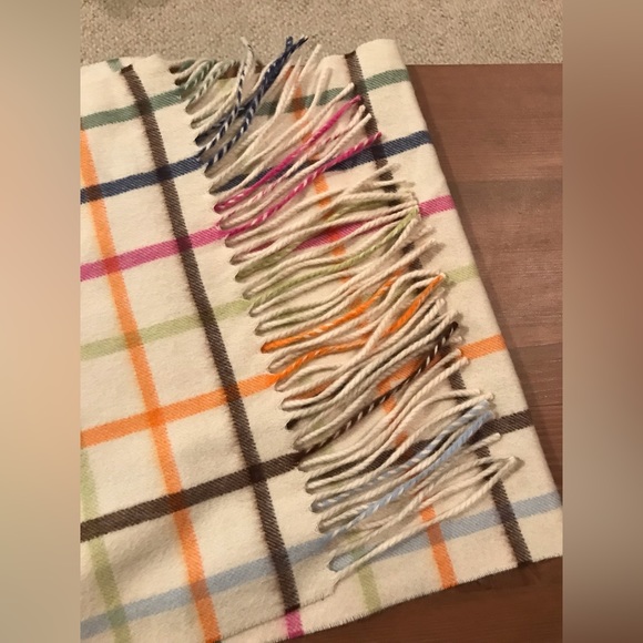 Coach cashmere plaid scarf - Picture 6 of 6